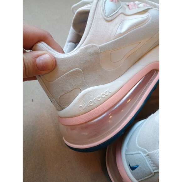 NIKE Women Air Max 270 REACT American Modern Summit Running Shoes Sz 9.5 - Picture 7 of 14